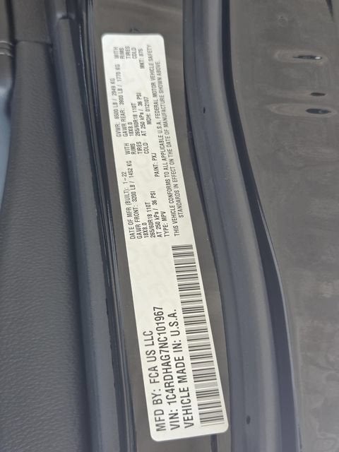 2022 Dodge Durango SXT
