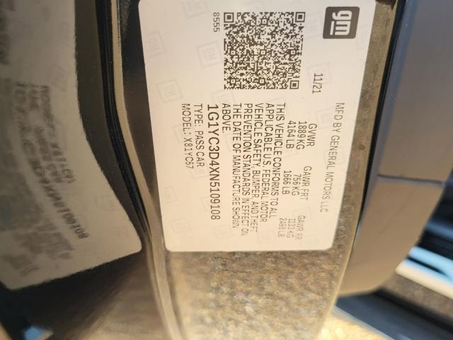 2022 Chevrolet Corvette Stingray 3LT