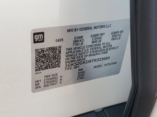 2026 GMC Yukon XL Elevation