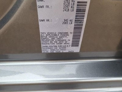 2024 Nissan Altima 2.5 SV