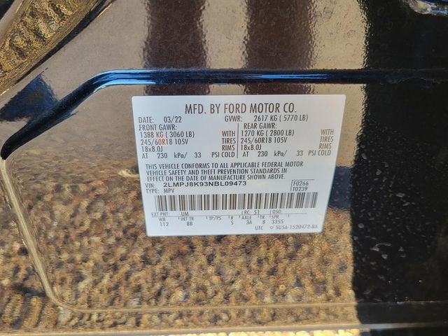 2022 Lincoln Nautilus Reserve