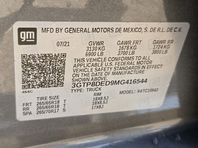 2021 GMC Sierra 1500 SLT