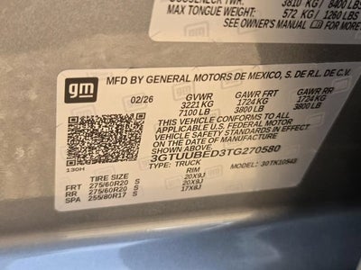 2026 GMC Sierra 1500 SLE
