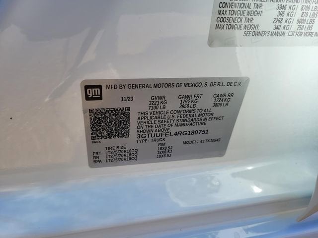 2024 GMC Sierra 1500 AT4X