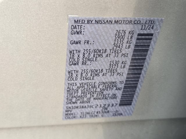 2025 Nissan Pathfinder SV